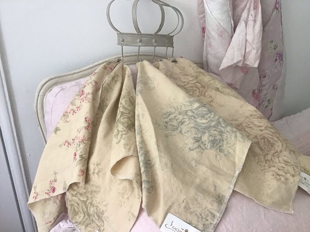 Rachel Ashwell Couture Shabby Chic “ The Butter Linens” Serenity Roseblossom